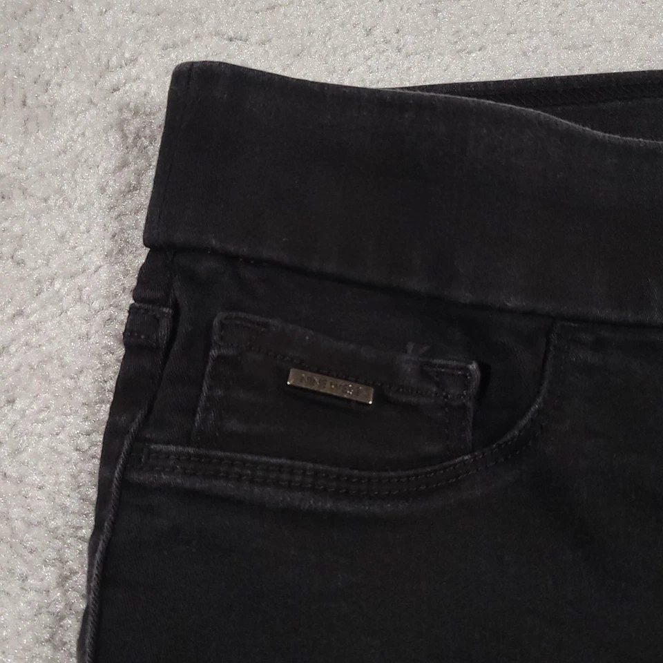 Shorts skimmer feminino Nine West 14 jeans stretch calça capri casual pull on - Imagem 4 de 4