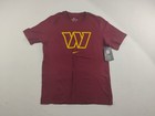Nike NFL On Field Washington Commanders Kids XL Burgundy Red T Shirt NWT