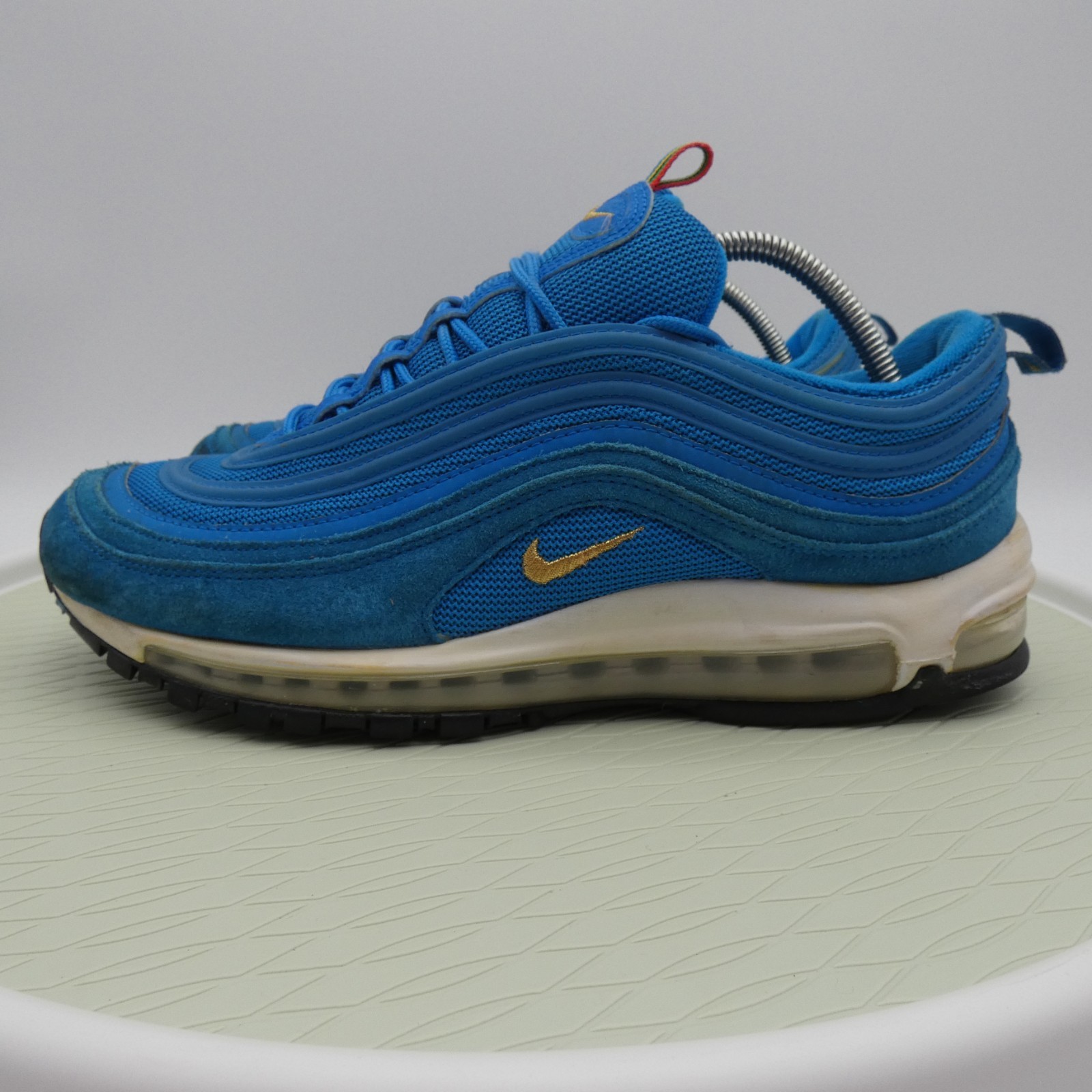 Nike Air Max 97 QS CI3708-400 Mens US 11 Running Shoes Blue Athletic Sneakers thumbnail 2