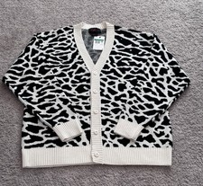 Nike Air Jordan Flight Heritage Cardigan Black Sweater DV7573-030 Men  s XL