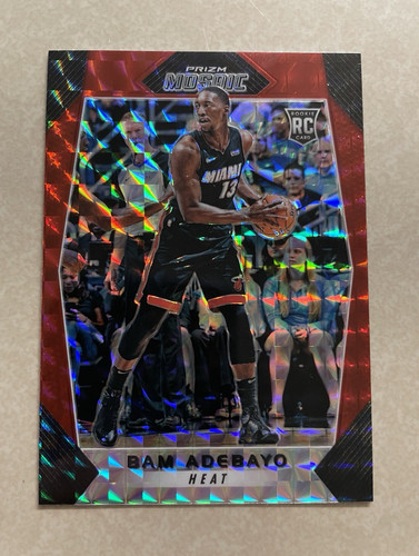 Bam Adebayo [Red] #86 2017 Panini Prizm Mosaic card