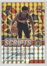 2020 Panini Mosaic Rookie Scripts Gold Prizm Ty-Shon Alexander #RS-TSA Auto 0x3x