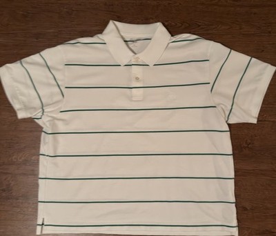 Uniqlo Men's JW Anderson Dry Pique Polo Shirt, Size XXL, Green/White
