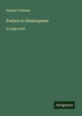 Samuel Johnson | Preface to Shakespeare | Taschenbuch | Englisch (2025)