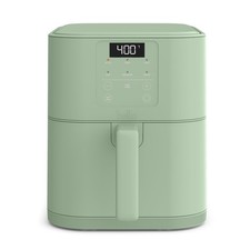 Air Fryer 6Qt Slim Non Toxic Ceramic Seaglass Bella Model 35237 Fits-Anywhere