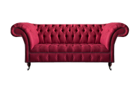 Wohnzimmer Rosa Designer Zweisitzer Chesterfield SitzmöBel 2-Sitzer