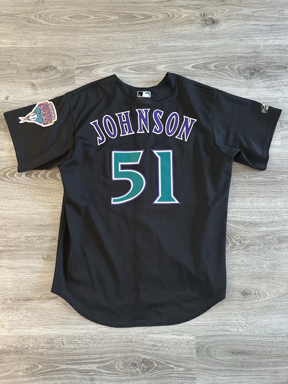 Vintage Randy Johnson Arizona Diamondbacks Jersey MLB Made In USA Majestic Large