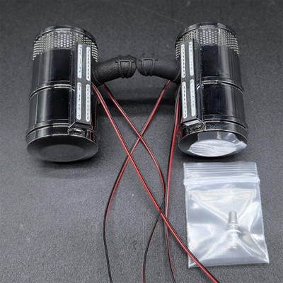 Alloy Air Filter W/LED Bars for DIY 1/14 TAMIYA RC Tractor Truck 56344 56301 Car