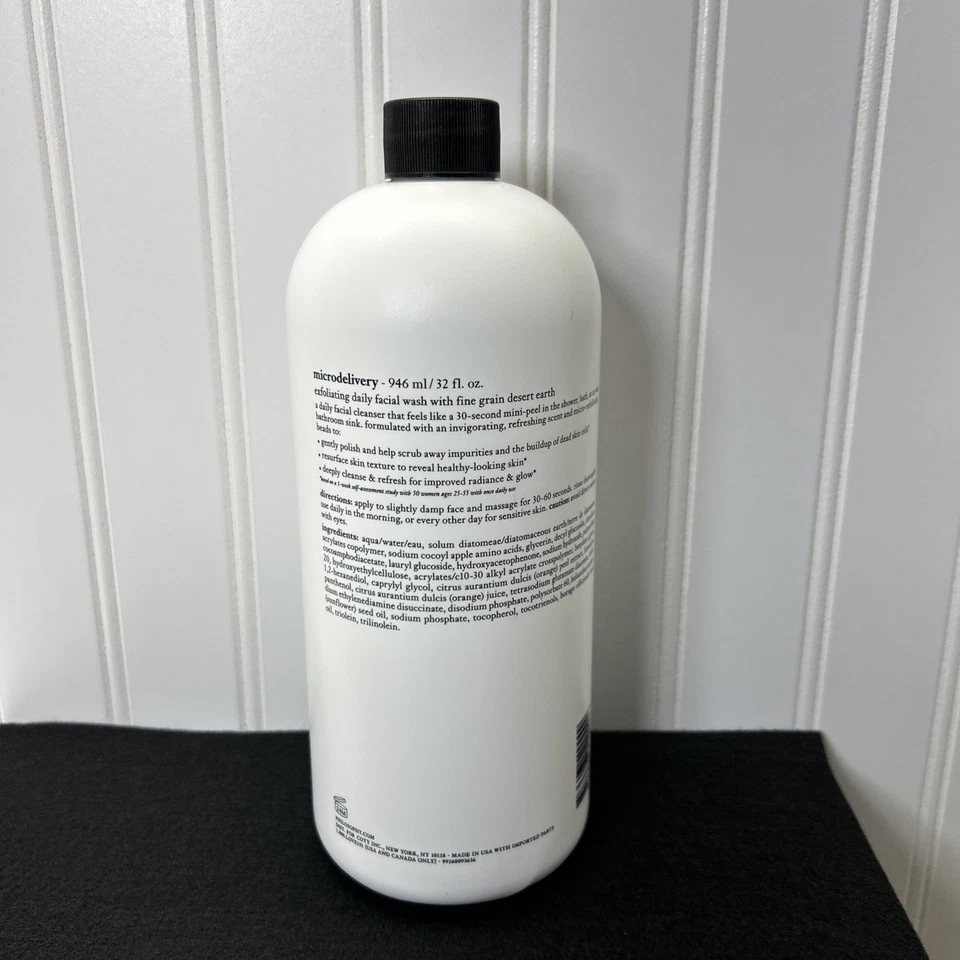 Lavado facial exfoliante diario Philosophy the Microdelivery | 32 oz | Sellado Foto 2 de 3