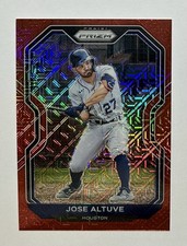 2021 Panini Prizm Tier II Jose Altuve #179 Red Mojo Prizm/149