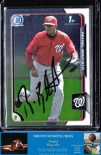 2015 Bowman *Rafael Bautista **Card #BCP42** AUTO (RC)