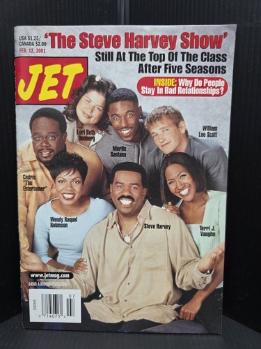 Jet Magazine February 12 2001 Vol 99 #9 'The Steve Harvey Show' Still At The Top