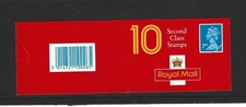 GB 1993 10 x 2nd CLASS STAMP BOOKLET HC11a - CYLINDER Q8