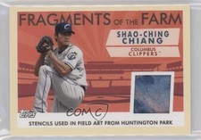 2019 Topps Pro Debut Fragments of the Farm Relics Shao-Ching Chiang #FOF-CL 0a1