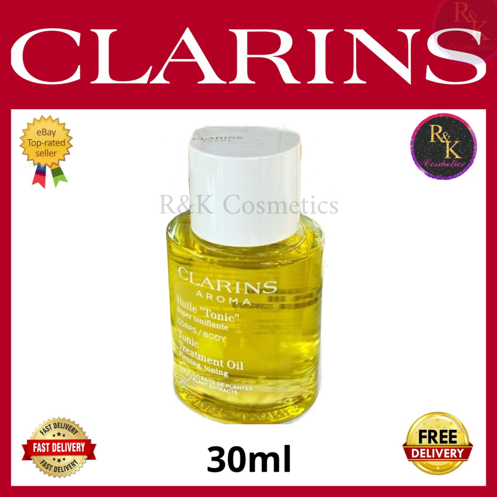 Clarins Aroma Body Tonic Treatment Oil Firming & Toning 30ml New & Sealed