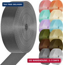 Nylon Webbing 1 inch 1.5 inch Lightweight Nylon Strap Flat Climbing Webbing for