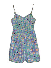 J.Crew Geometric Mini Dress - Women's Size 6 Lined with Pockets - Pastel