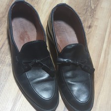 Allen Edmonds Grayson Black Leather Tassel Sl...
