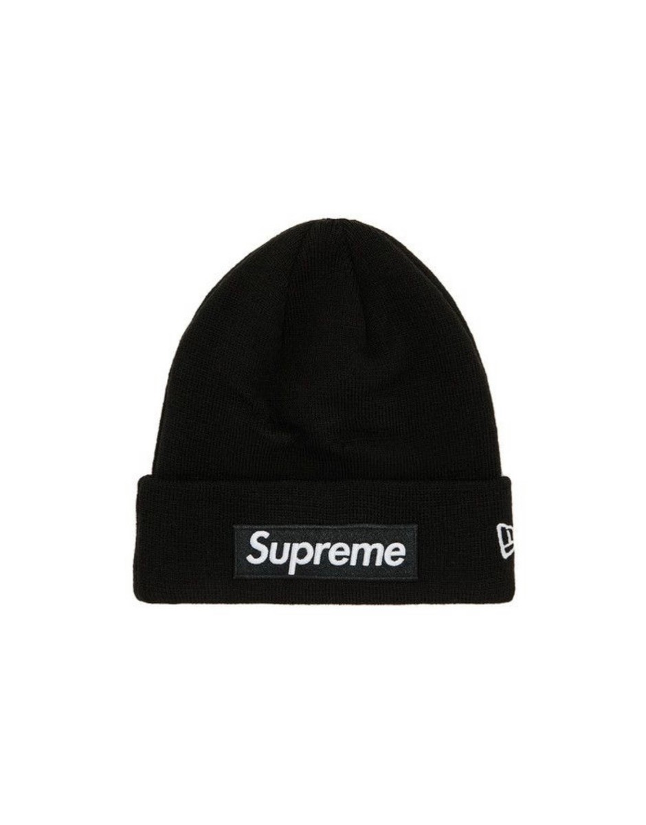 Supreme x New Era Box Logo Beanie Black FW25 Authentic Fast Free