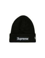 Supreme x New Era Box Logo Beanie Black FW25 Authentic Fast Free Shipping   