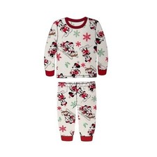 Disney Mickey Mouse Christmas Kids Pajama Set SZ 2T - Red, White,  Green NEW