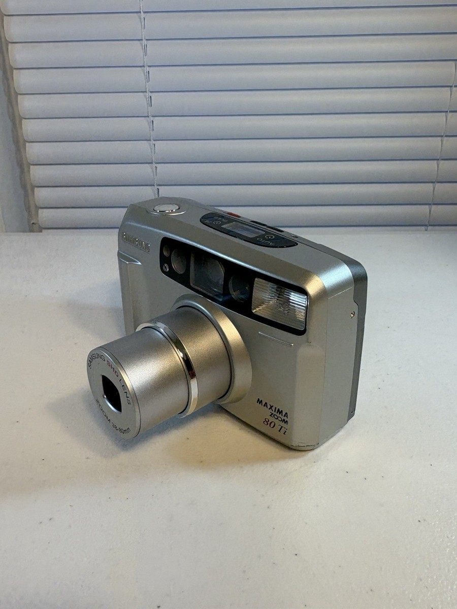 Samsung Maxima Zoom 80TI Point & Shoot 35mm Camera 38-80mm Lens