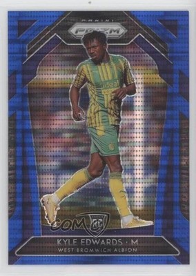 2020 Panini Prizm Premier League Retail Blue Pulsar Kyle Edwards Rookie RC v6g