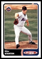 Mike Stanton 2003 Topps Total #428 Mets MLB READ FREE SHIPPING AutographDen