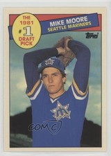 1985 Topps #1 Draft Pick Collector's Edition Tiffany Mike Moore #279 0h1