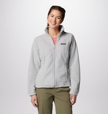 Columbia Women s Benton Springs Full Zip Fleece Jacket Cirrus Grey Heather