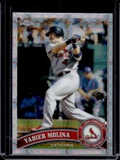 2011 Topps Chrome Yadier Molina X Fractors #32 Cardinals