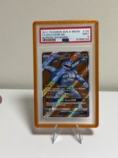 2017 Pokemon Sun & Moon Burning Shadows Fa/machamp Gx Burning Shadows PSA 9 #135 on eBay