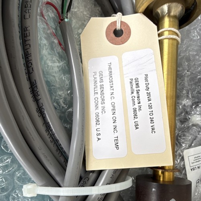 #ad Gems Sensors Inc. 160034 Electromechanical Thermostat Sensor SPST AC Cable Panel $125.00