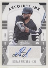 2020 Panini Absolute Ink 78/99 Nomar Mazara #AI-NM Auto 0c6
