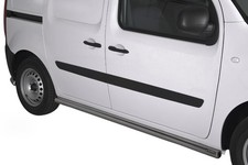 Schwellerrohre ohne Tritt f&uuml;r Mercedes Citan W415 Edelstahl poliert &Oslash;63mm T&Uuml;V