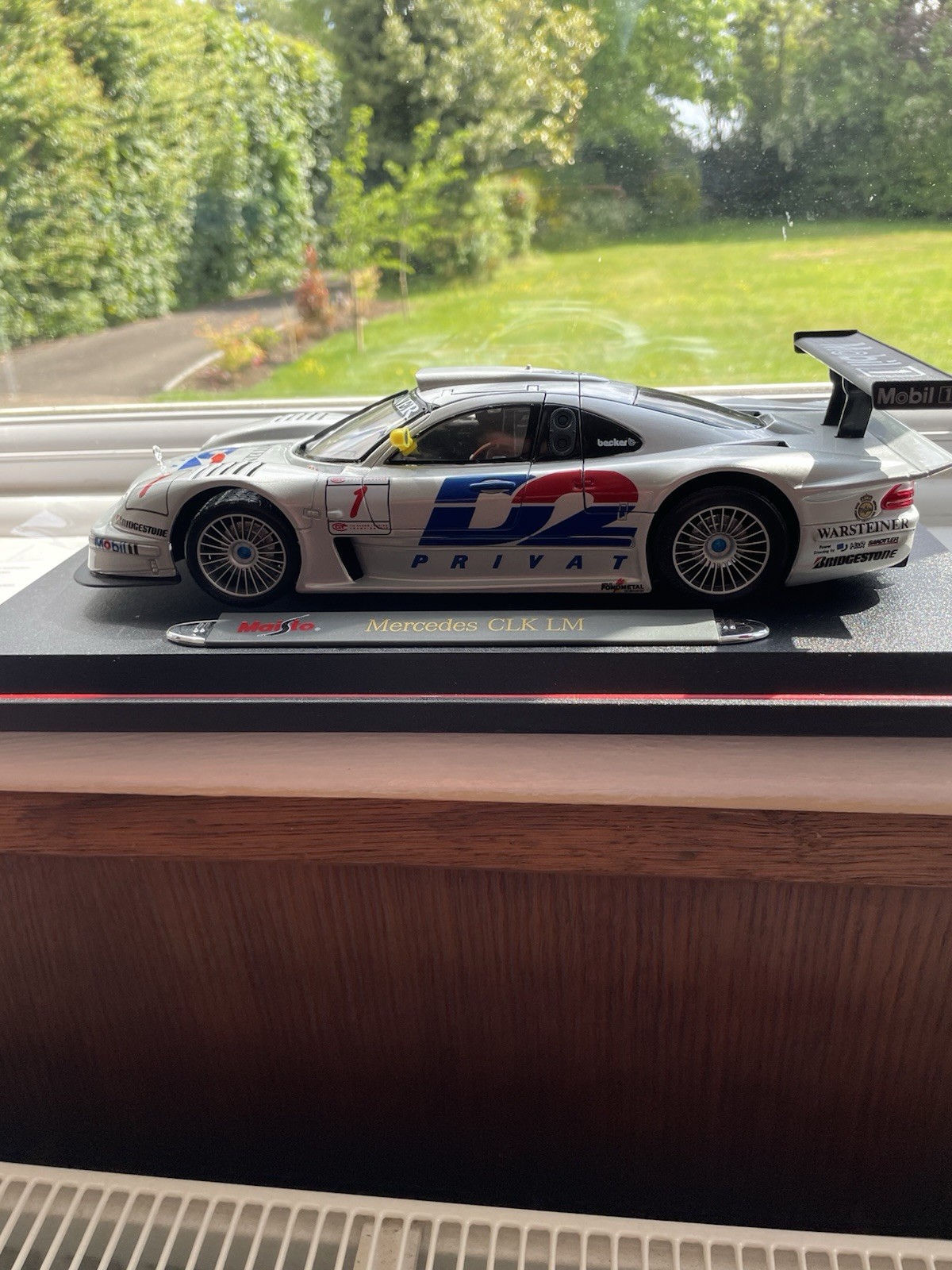 MERCEDES BENZ CLK LM #1 1/18 MAISTO New In Box & Showroom Display Gt Racing Srs