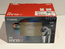 Canon HV10 MiniDV Tape HDV HD HDMI Out Camcorder Camera BOXED TESTED!