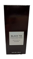 Bath  Body Works Men's Collection Black Tie Cologne Spray 3.4 Oz