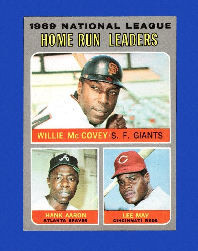 1970 Topps Set-Break # 65 NL Home Run Leaders NR-MINT *GMCARDS*