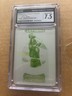 2022-23 Panini National Treasures '22-23 Obsidian #11 LeBron James Orbital - Yel