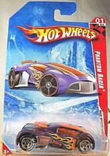 2010 Hot Wheels Walmart #209 Race World-Volcano 1/4 PHANTOM RACER w/BFGR 5 Spoke