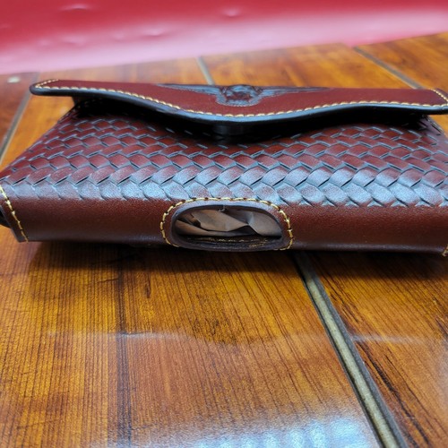 Étui téléphone en cuir Montana West Longhorn étui boucle ceinture. Couleur marron - Photo 9 sur 10