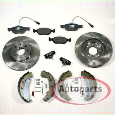 Bremsscheiben Bremsbeläge Bremsbacken Zubehör vorne hinten für Fiat Grande Punto