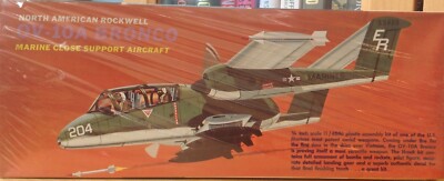 Hawk 1:48 Rockwell OV-10A Bronco Vintage (1969) Kit No. 567-130, Sealed