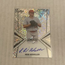 2020 Leaf Flash Reid Schaller Prospect Auto Autograph Speckle