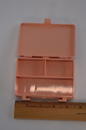 Vintage Caboodles Accessories Box Pink Small Size - Picture 4 of 14