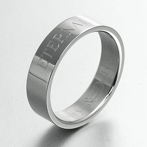 Personalized Engraved Elvish Uni Flat Court Anium Wedding Ring Image Is Loading Personalized Engraved Elvish Uni Flat Court Anium Wedding