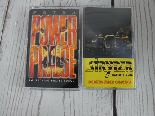 Cassette Tape Lot x5 STRYPER Soldiers God Devil Law PETRA Power Praise Christian - Imagen 3 de 10