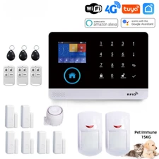Wifi Tuya Alarm System With Motion Sensor IP Camera Wireless Smart Home Security