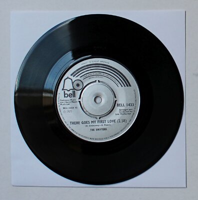 The Drifters There Goes My First Love UK 7inch Vinyl Single 1975 Soul